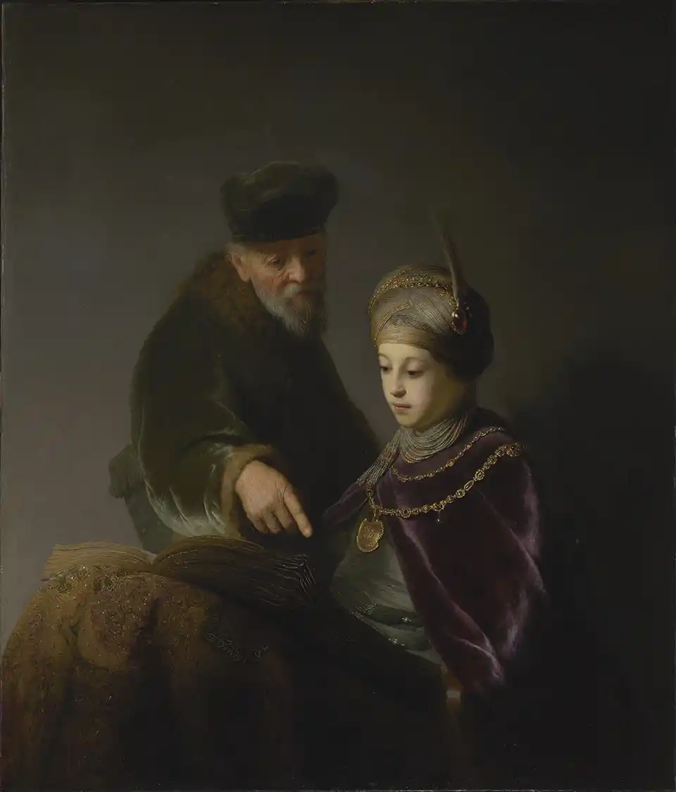 A young scholar and his tutor